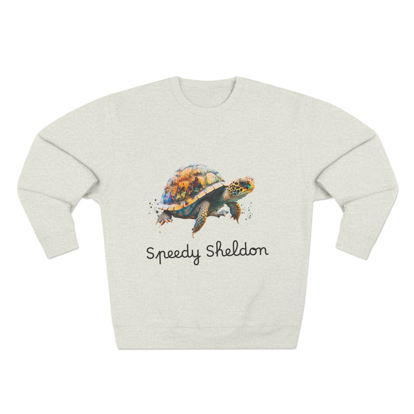 ‘Speedy Sheldon’ Turtle Unisex Crewneck Sweatshirt