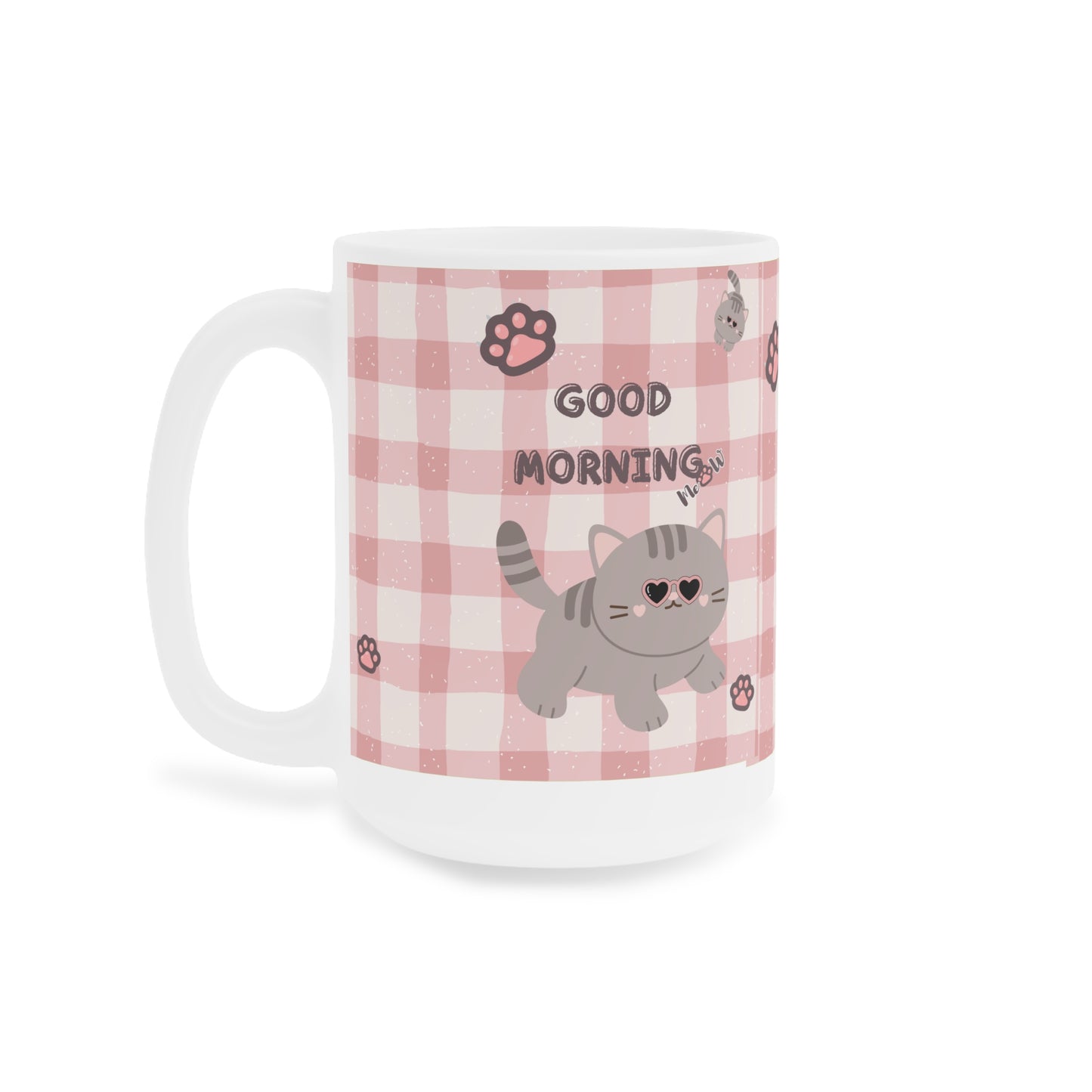 Cute Cat Good Morning Ceramic Mug, Gift for Cat Lovers, Cozy Kitchen Decor, Perfect for Birthdays, Coffee Lover's Gift, Kitty-Themed [...]