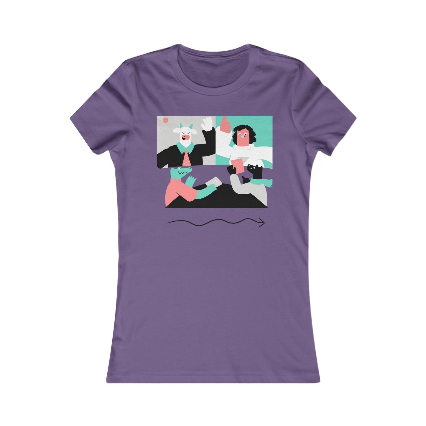 Women’s Favorite Tee - Fun & Playful Graphic Tee for Everyday Comfort