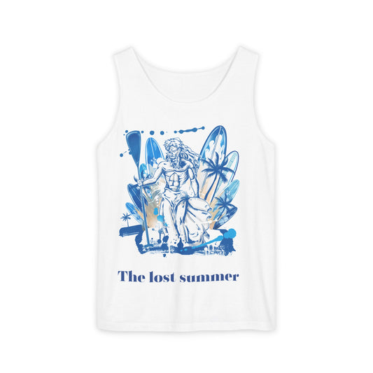 Lost Summer Unisex Tank Top, Beach Wear, Summer Vibes, Casual Top, Vacation Apparel, Gift for Friends