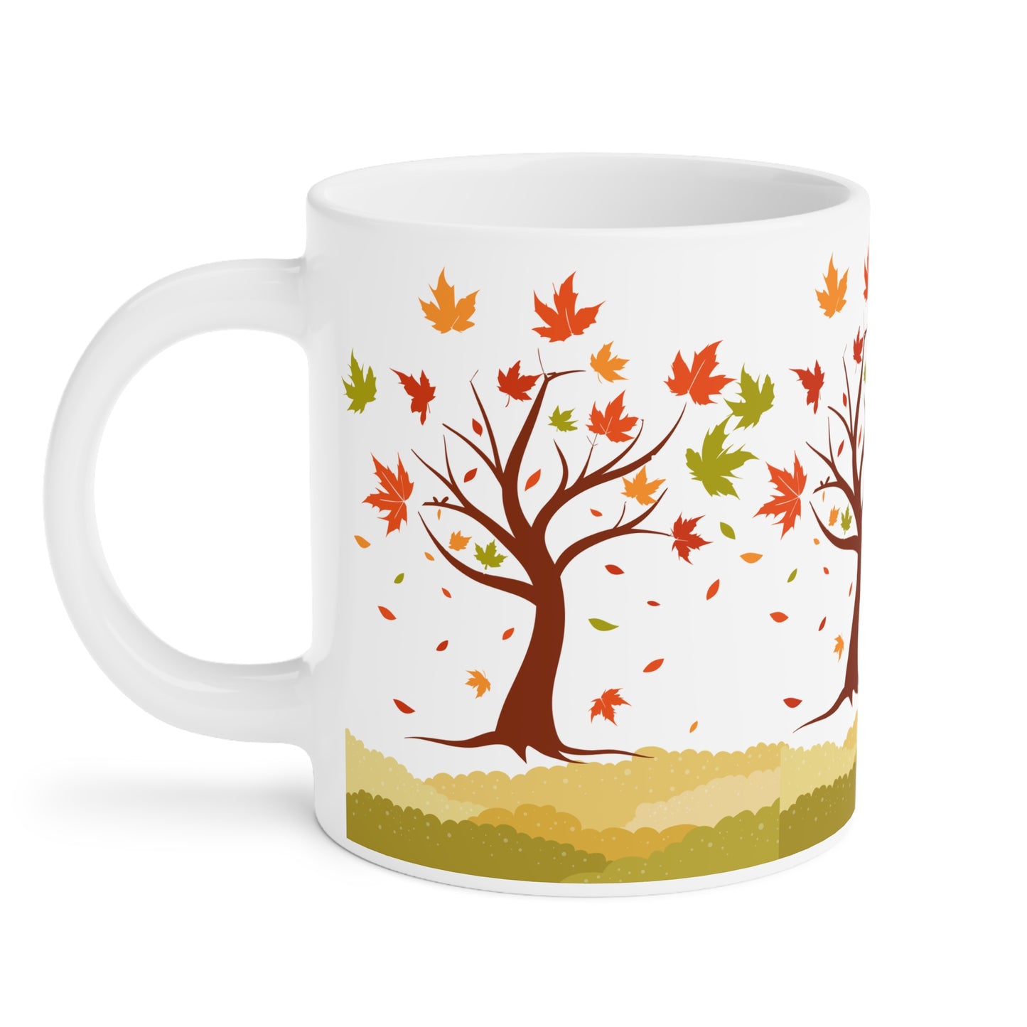 Autumn Leaves Ceramic Mug - Perfect for Cozy Fall Days