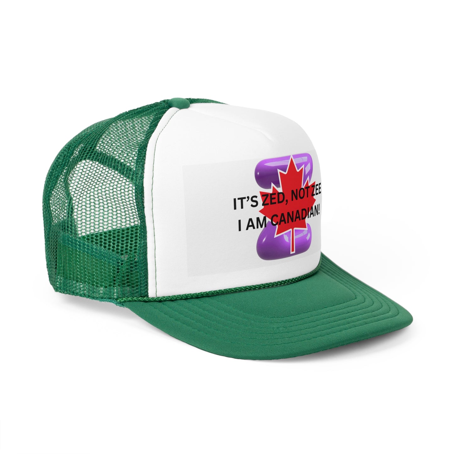 Canadian Humor Trucker Cap - 'It's Zed, Not Zee'