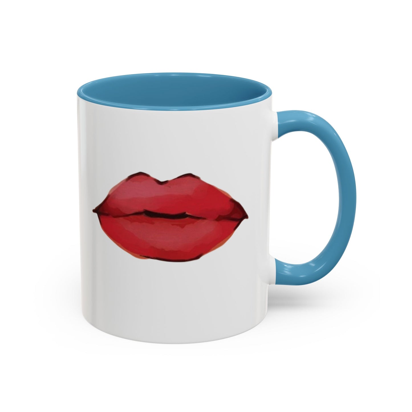 ‘Red Lips’ Accent Coffee Mug (11, 15oz)