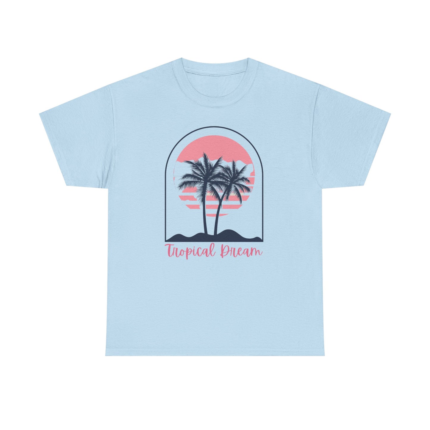 Tropical Dream Tee - Unisex Cotton T-Shirt, Summer Apparel, Beachwear, Vacation Shirt, Casual Outfit