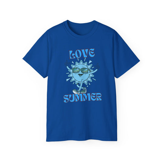 Sunny Vibes Unisex Tee - Love Sunnier Graphic T-Shirt, Summer Fashion, Beachwear, Gift for Him or Her, Casual Style