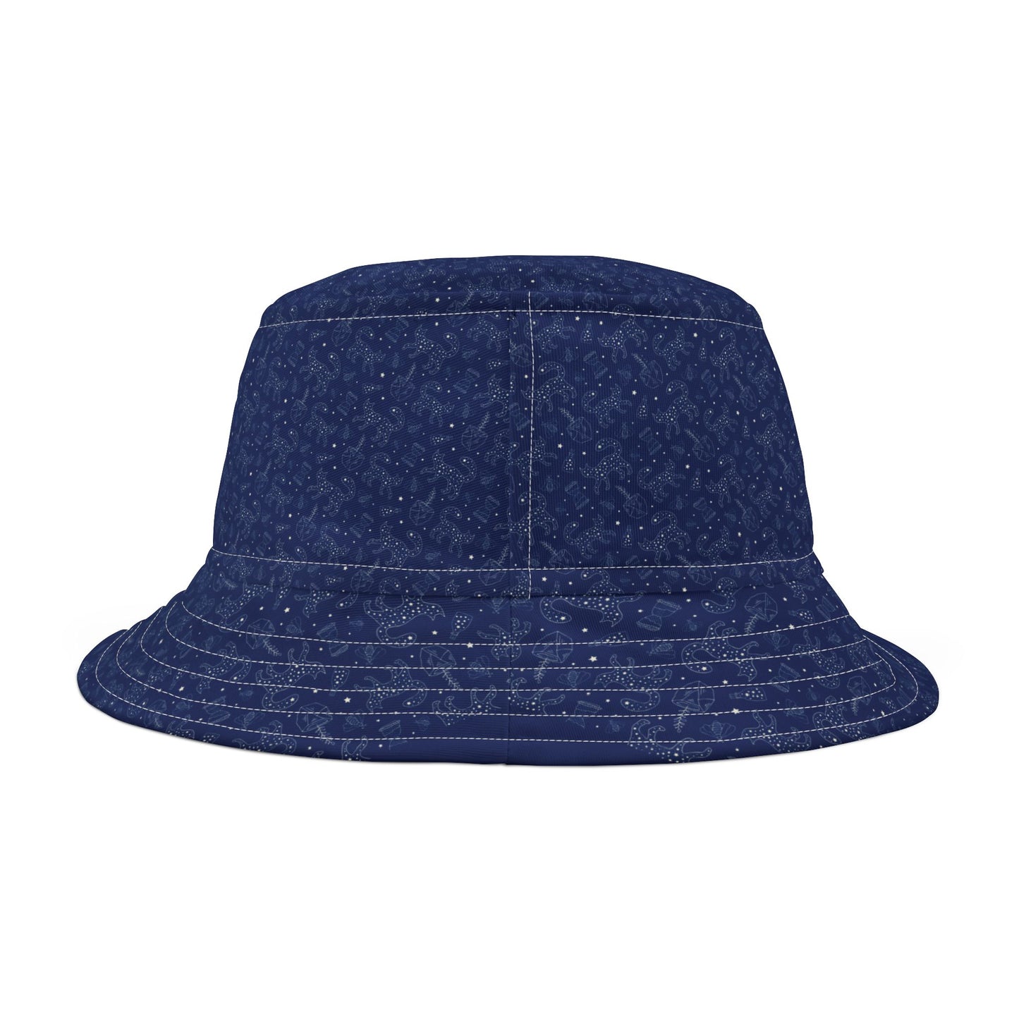 Navy Floral Bucket Hat for Summer Outings