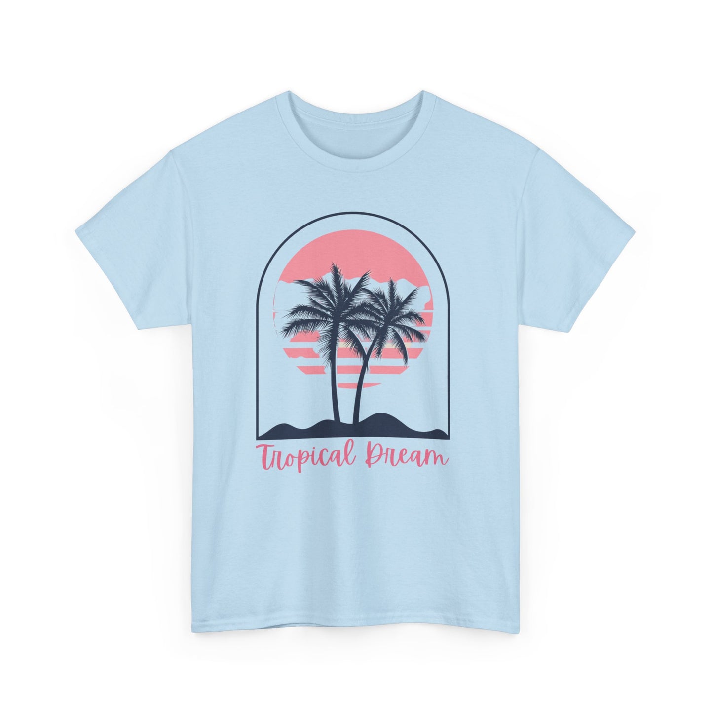 Tropical Dream Tee - Unisex Cotton T-Shirt, Summer Apparel, Beachwear, Vacation Shirt, Casual Outfit