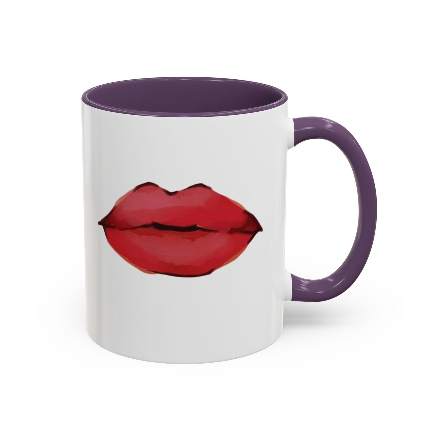 ‘Red Lips’ Accent Coffee Mug (11, 15oz)