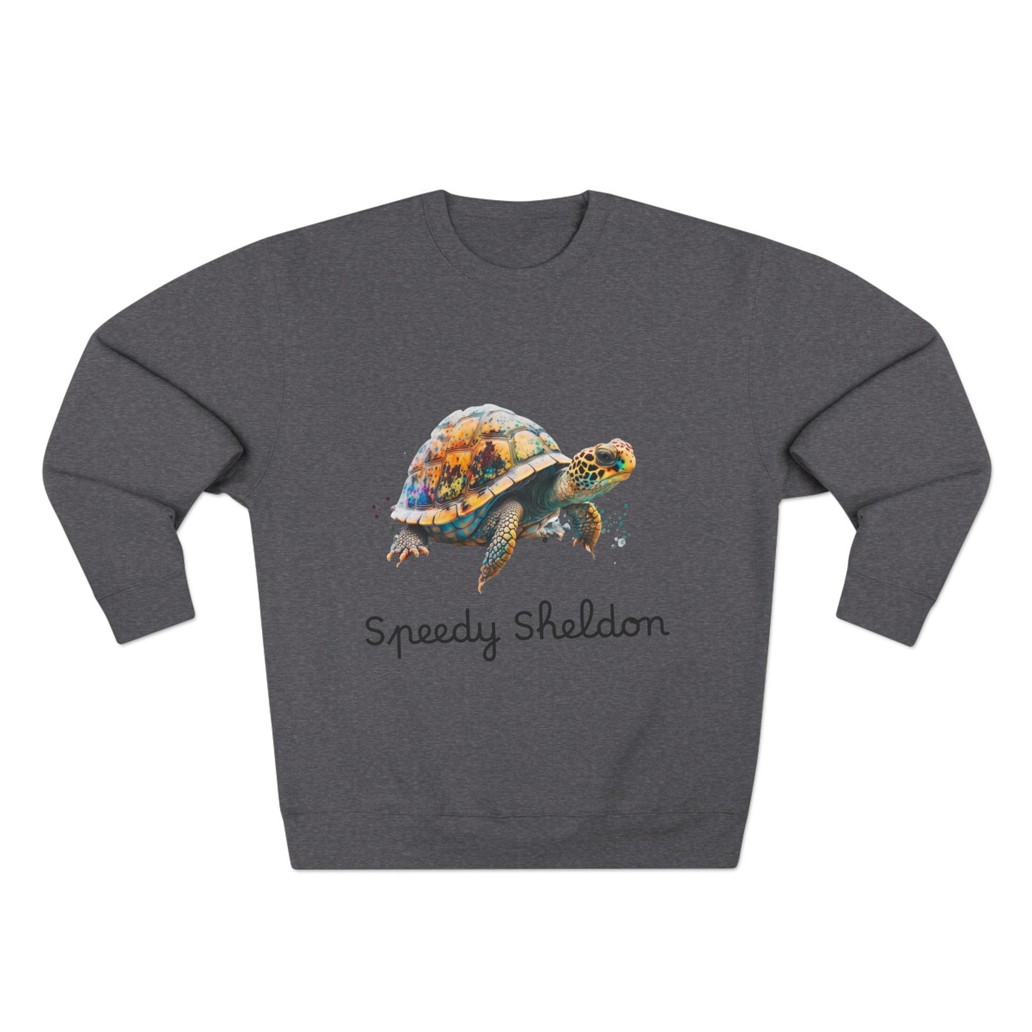 ‘Speedy Sheldon’ Turtle Unisex Crewneck Sweatshirt