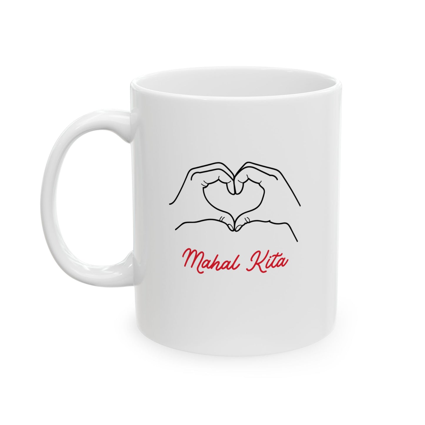 ‘Mahal Kita’ Ceramic Mug, (11oz, 15oz)