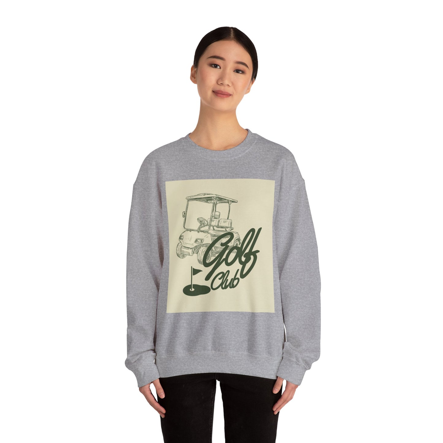 ‘Golf Club’ Unisex Heavy Blend™ Crewneck Sweatshirt