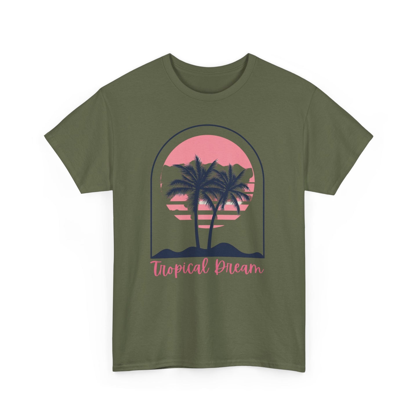Tropical Dream Tee - Unisex Cotton T-Shirt, Summer Apparel, Beachwear, Vacation Shirt, Casual Outfit