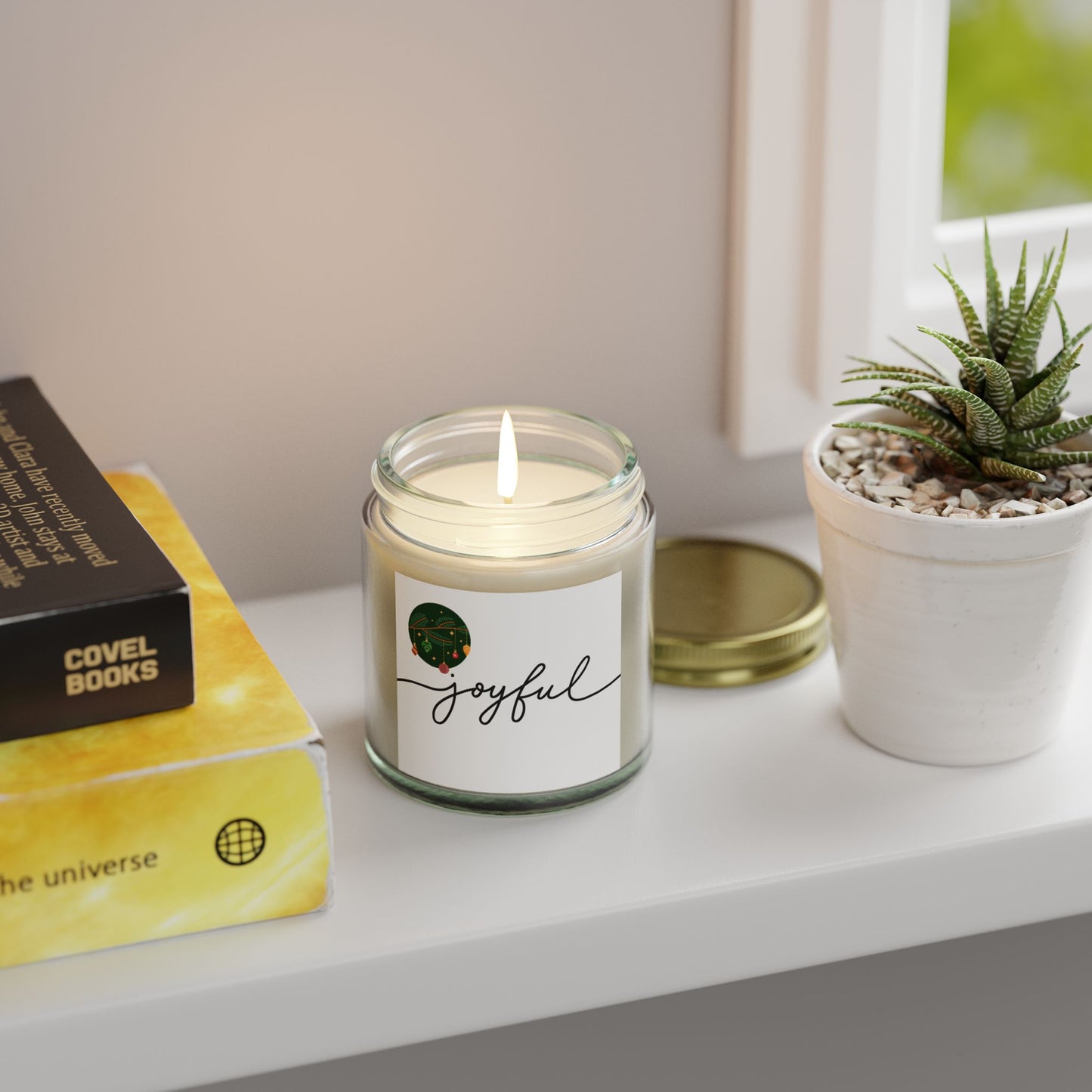 Candles - Joyful Coconut Apricot Scented Candle