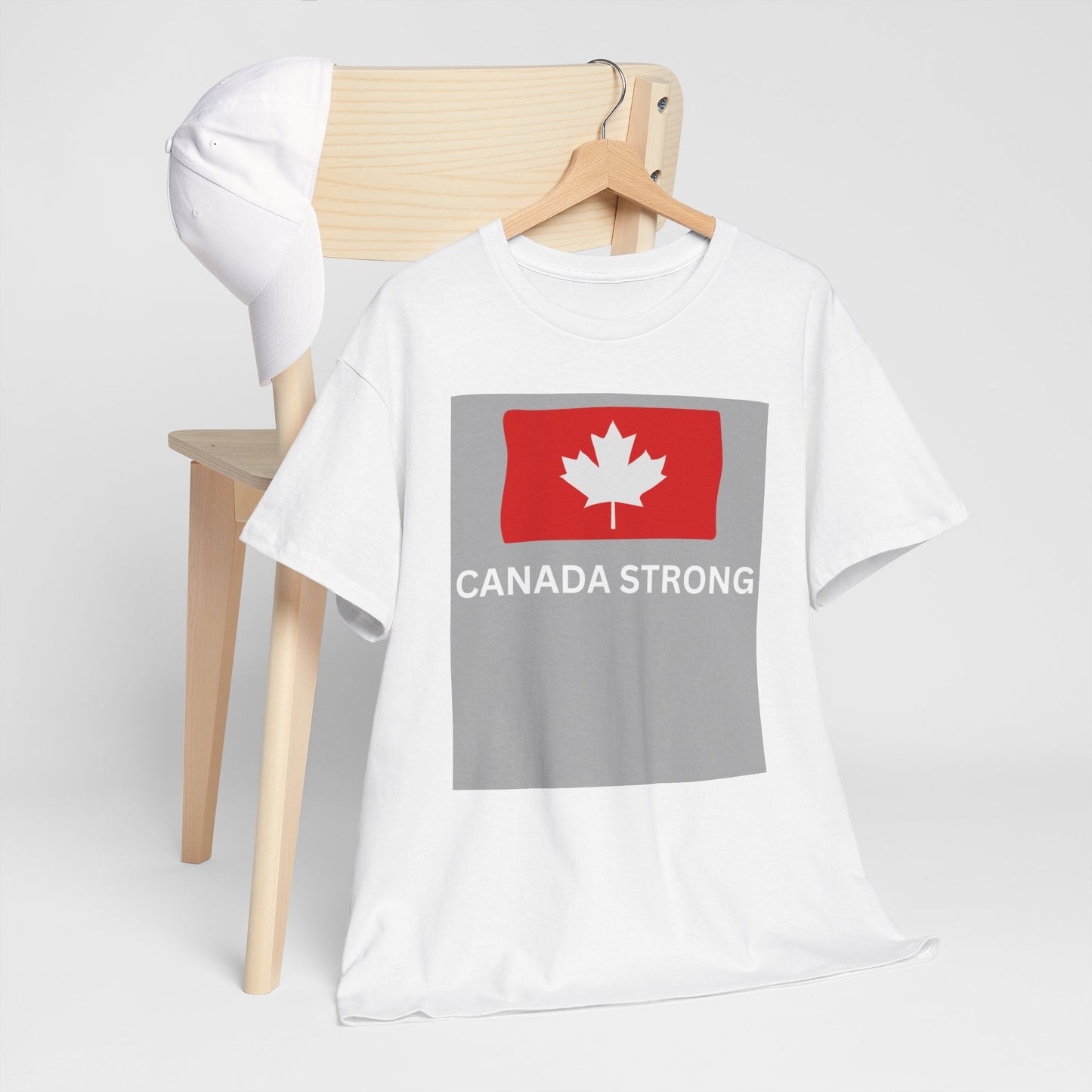 Canada Strong Unisex Heavy Cotton Tee - Celebrate Resilience in Style