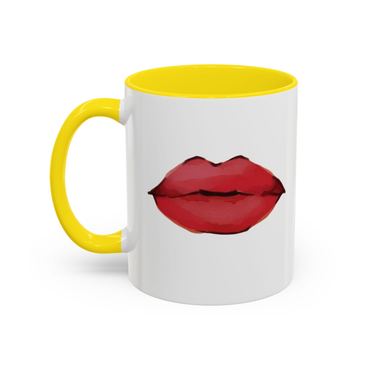 ‘Red Lips’ Accent Coffee Mug (11, 15oz)