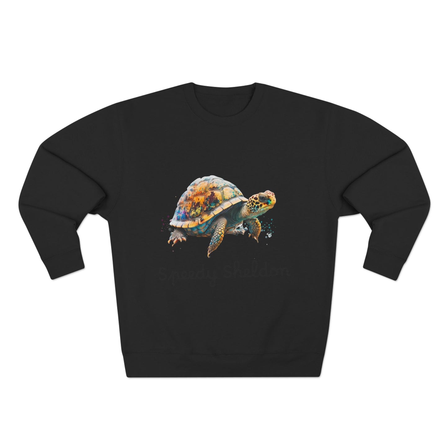 ‘Speedy Sheldon’ Turtle Unisex Crewneck Sweatshirt