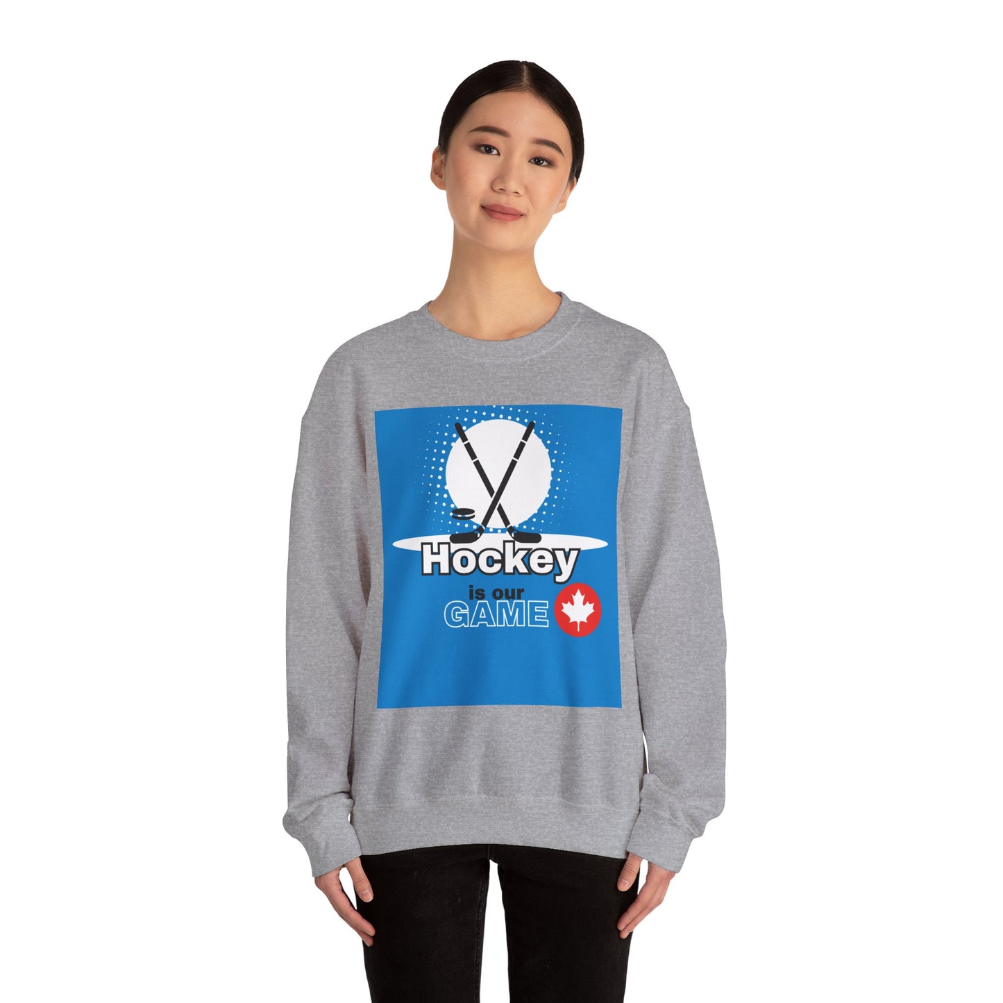 Hockey Is Our Game Unisex Crewneck Sweatshirt