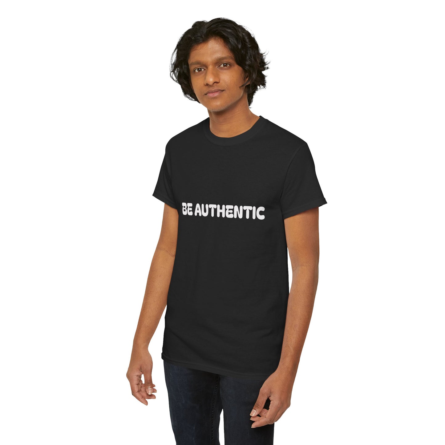 ‘Be Authentic’ Unisex Heavy Cotton Tee