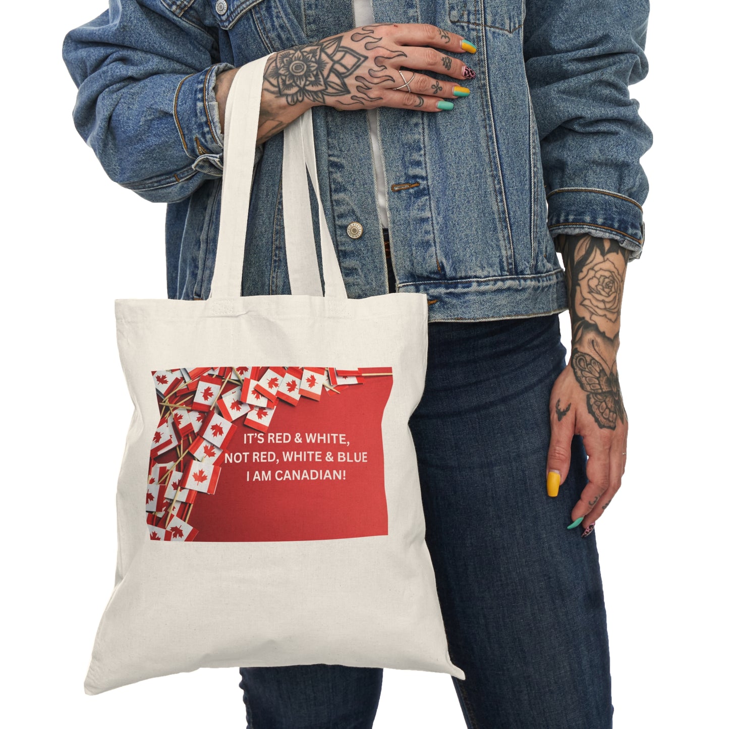 Canadian Pride Tote Bag - Eco-Friendly, Reusable Grocery & Event Bag