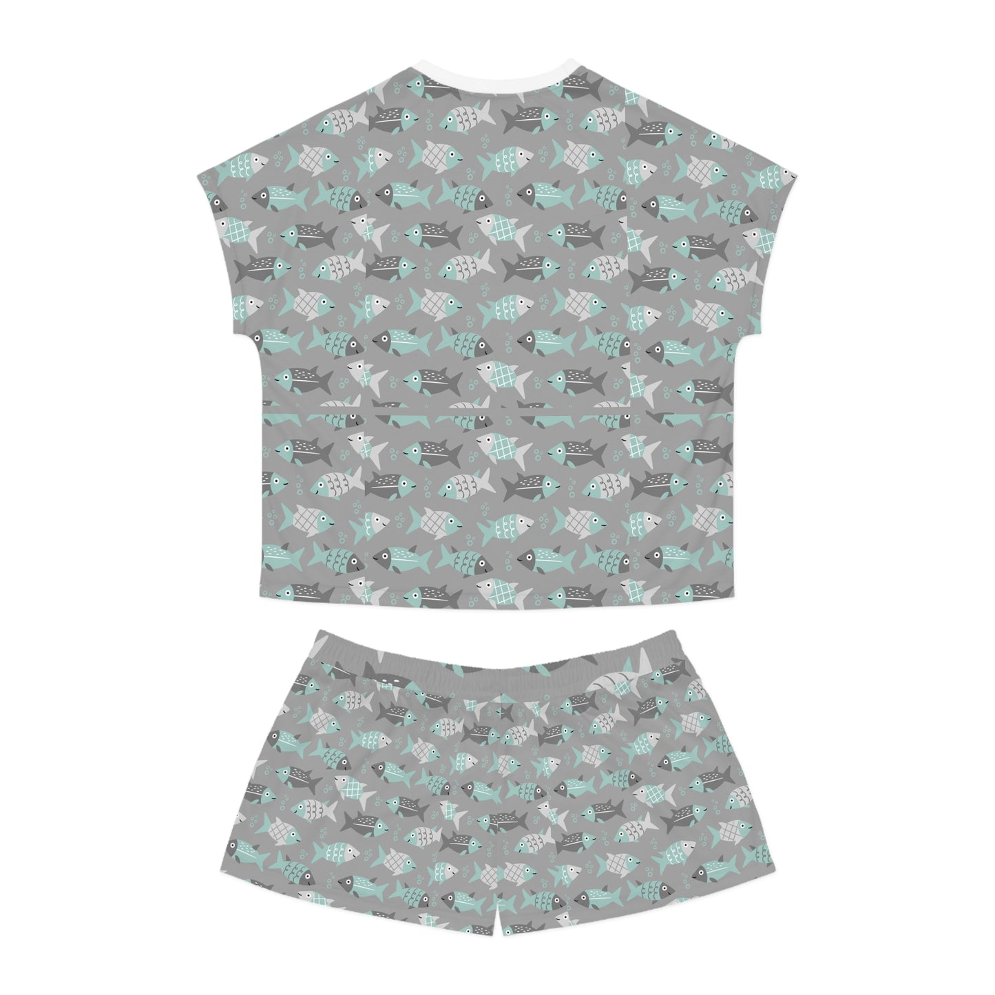 Mermaid Print Women's Pajama Set - Perfect for Mother's Day