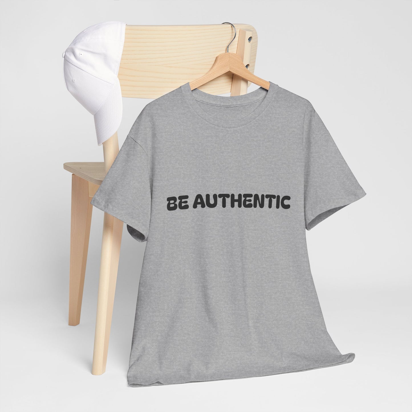 ‘Be Authentic’ Unisex Heavy Cotton Tee