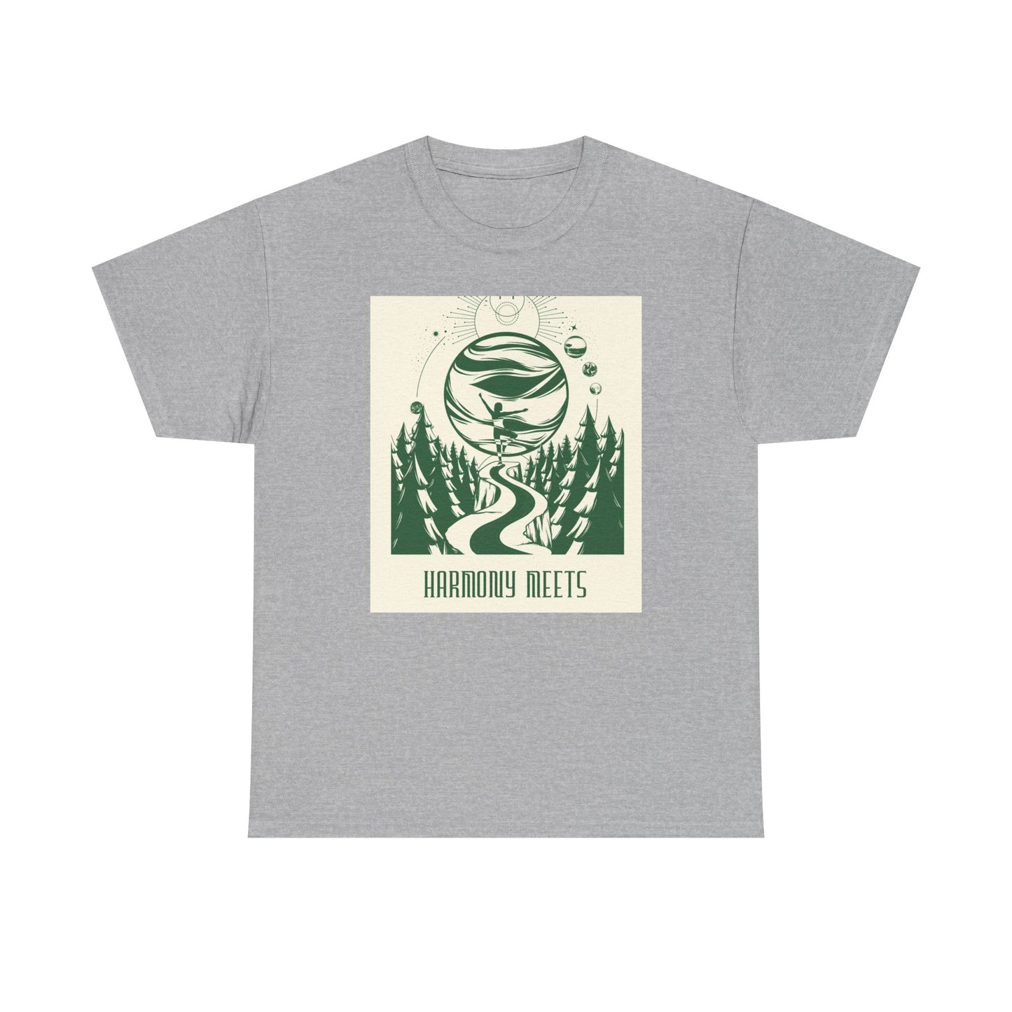 Nature-Inspired Harmony Tee | Unisex Heavy Cotton T-Shirt for Outdoor Lovers, Gifts for Friends, Eco-Conscious Apparel, Camping Gear, [...]