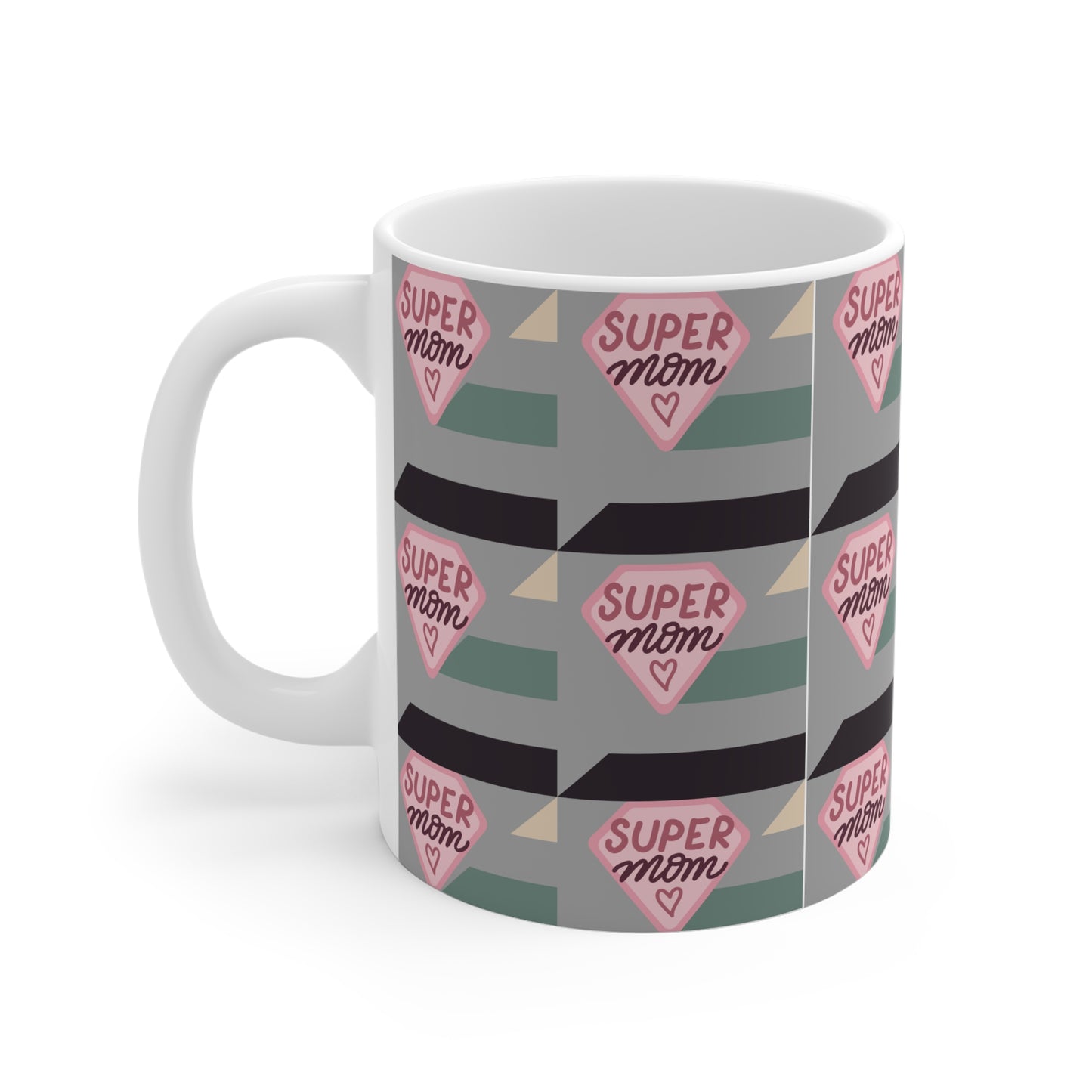 Super Mom Ceramic Mug - Heartfelt Gift for Mother's Day & Everyday Celebrations