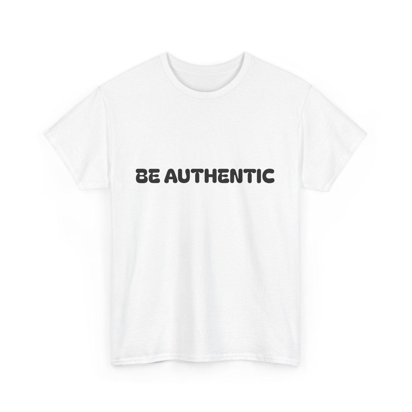 ‘Be Authentic’ Unisex Heavy Cotton Tee