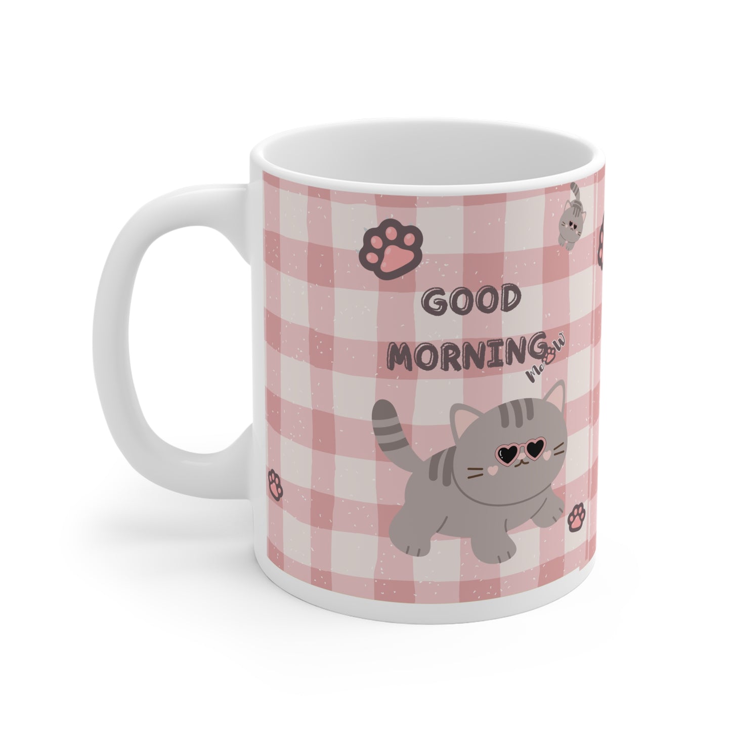 Cute Cat Good Morning Ceramic Mug, Gift for Cat Lovers, Cozy Kitchen Decor, Perfect for Birthdays, Coffee Lover's Gift, Kitty-Themed [...]