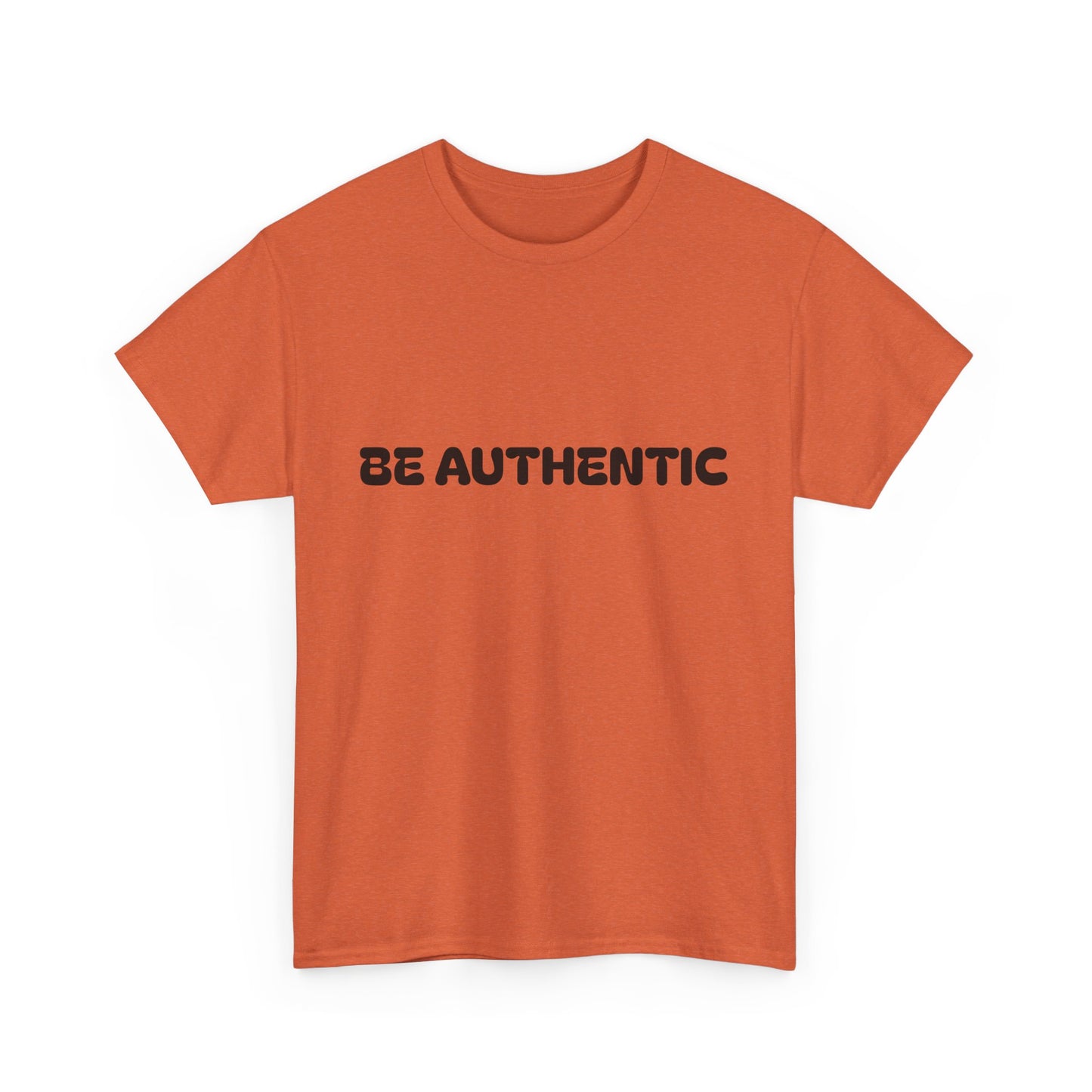 ‘Be Authentic’ Unisex Heavy Cotton Tee