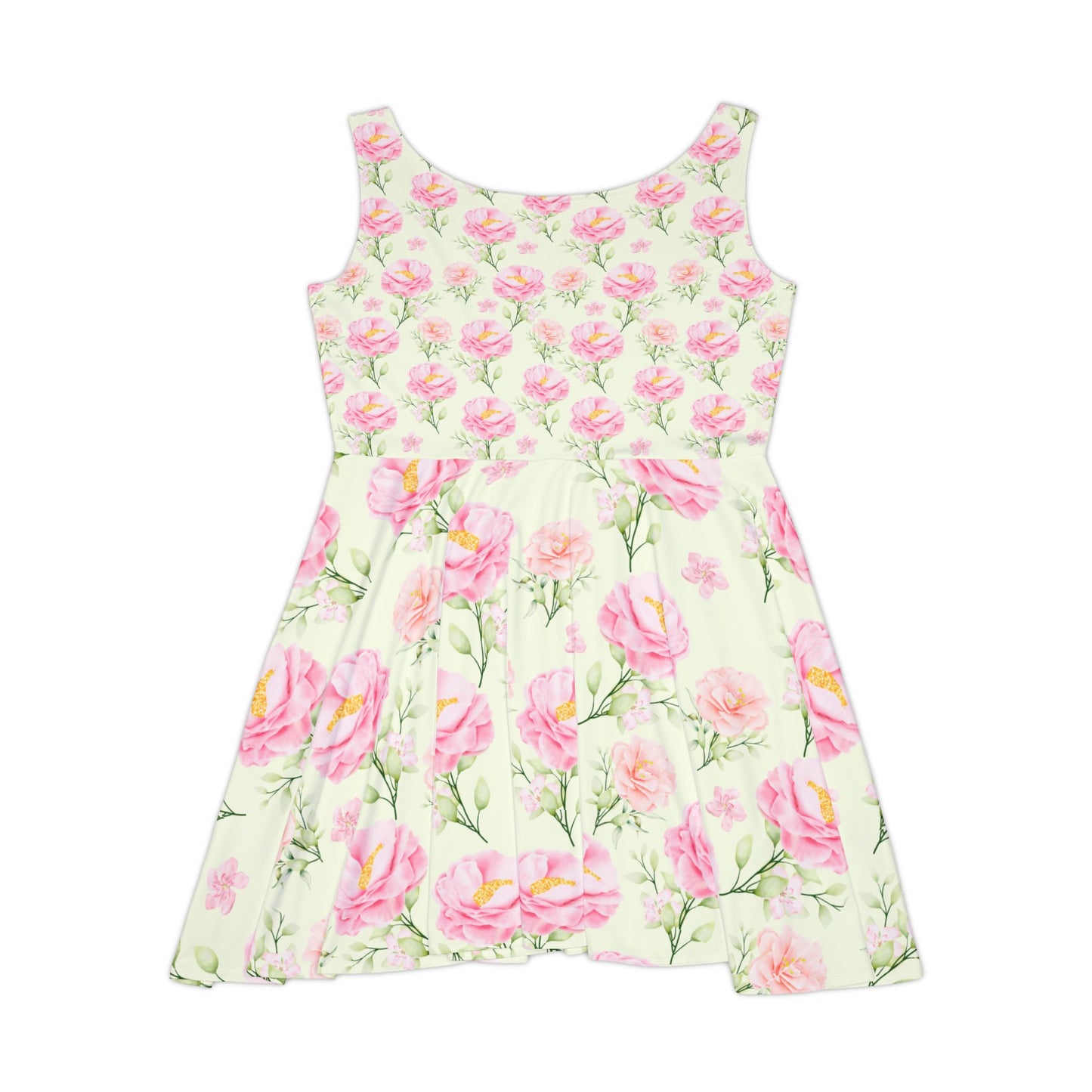 ‘Pretty Pink Flowers’ Women's Skater Dress (AOP)